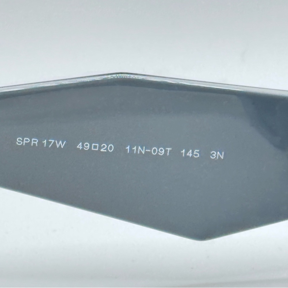 Prada - Sunglasses Symbole PR17WS - Marble Grey / Black, NIB 49-20-145 - Picture 8 of 16